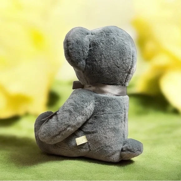 Super Cute Grey Bear Plush 🎀 14.5”x 12.5” - Picture 4 of 6
